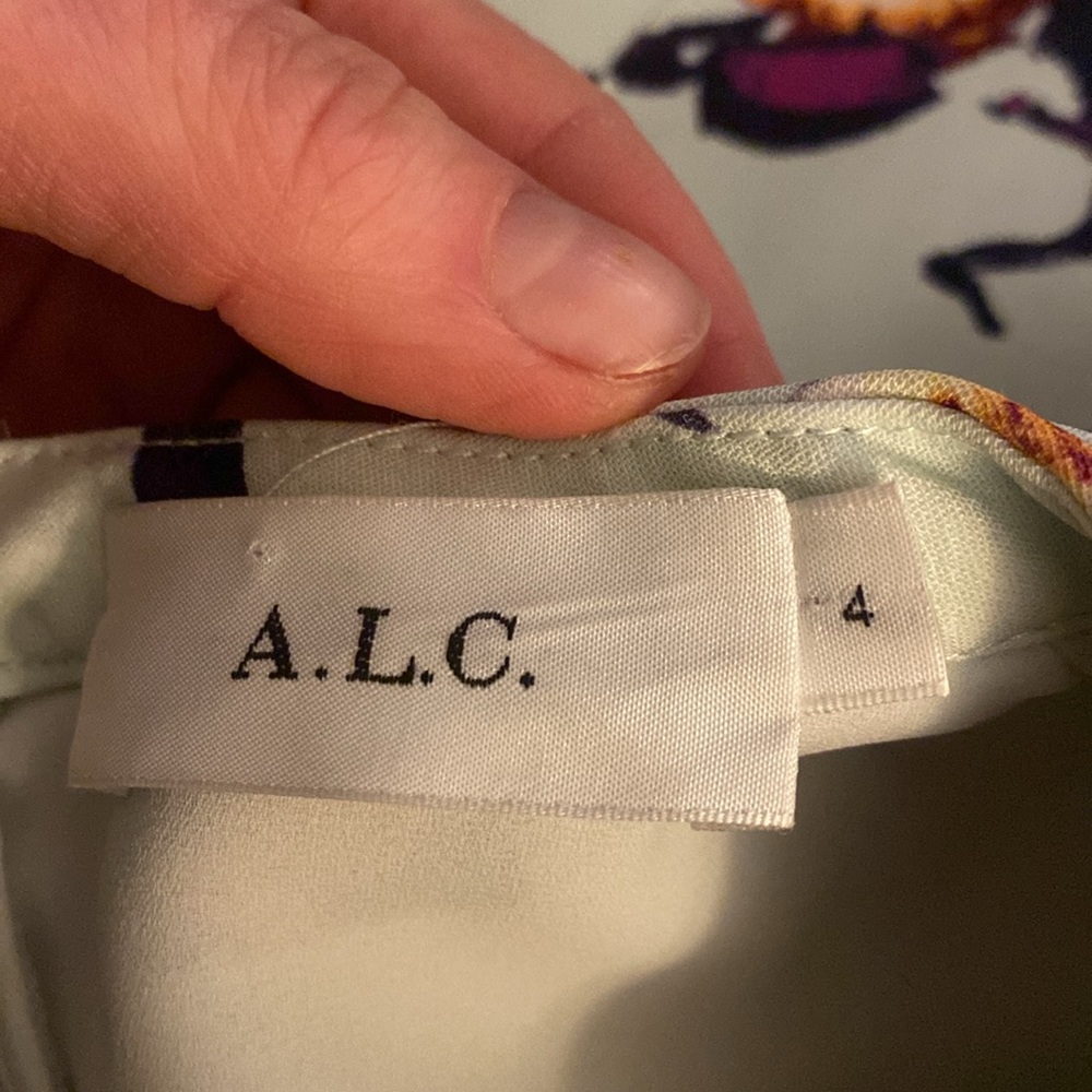 ALC Mint green mini Jane dress size 4 - Picture 11 of 11